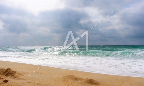 Surfeur sur le plage d’Hossegor - Landes