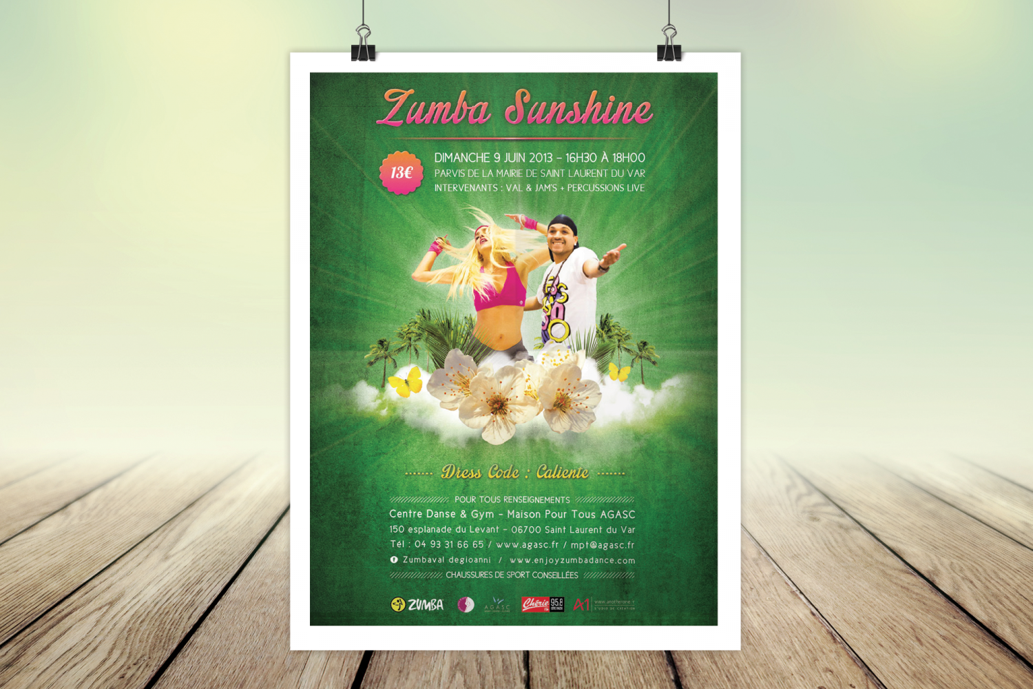Flyer Zumba - Zumba Sunshine
