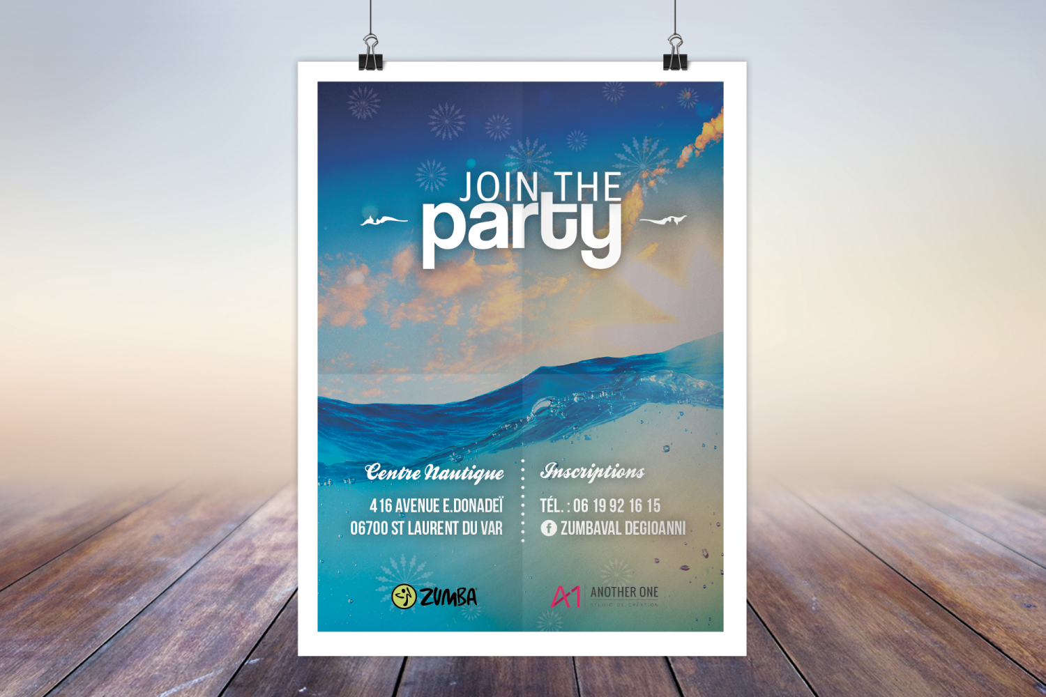 Flyer - Zumba à la playa