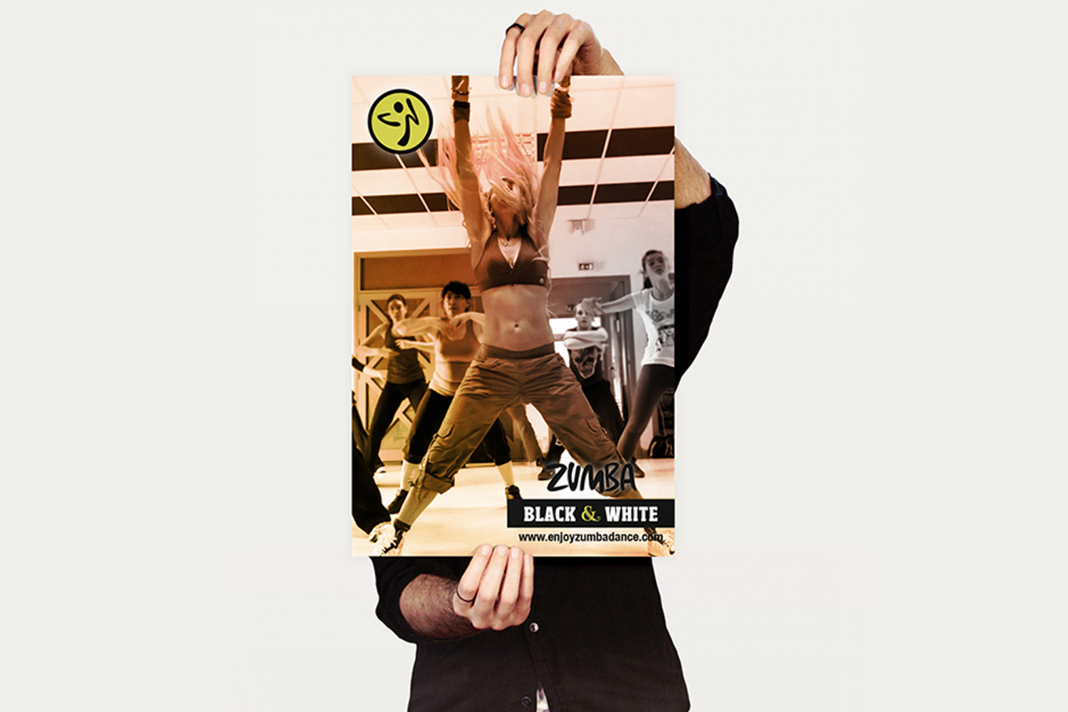 Flyer - Zumba Party Black & white