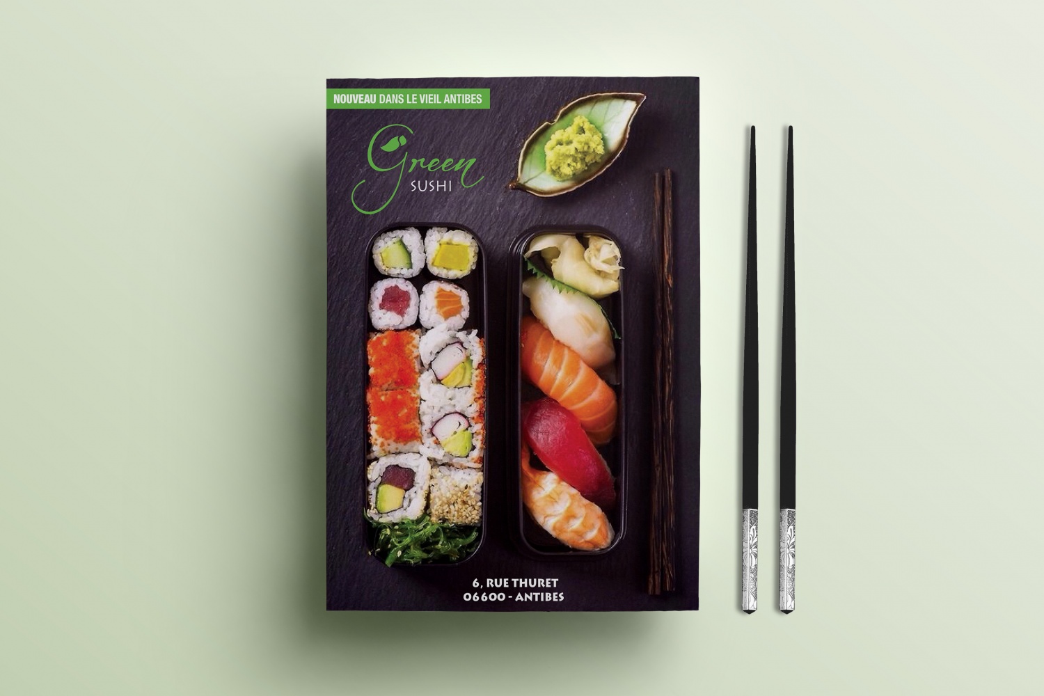 Flyer Green Sushi Antibes