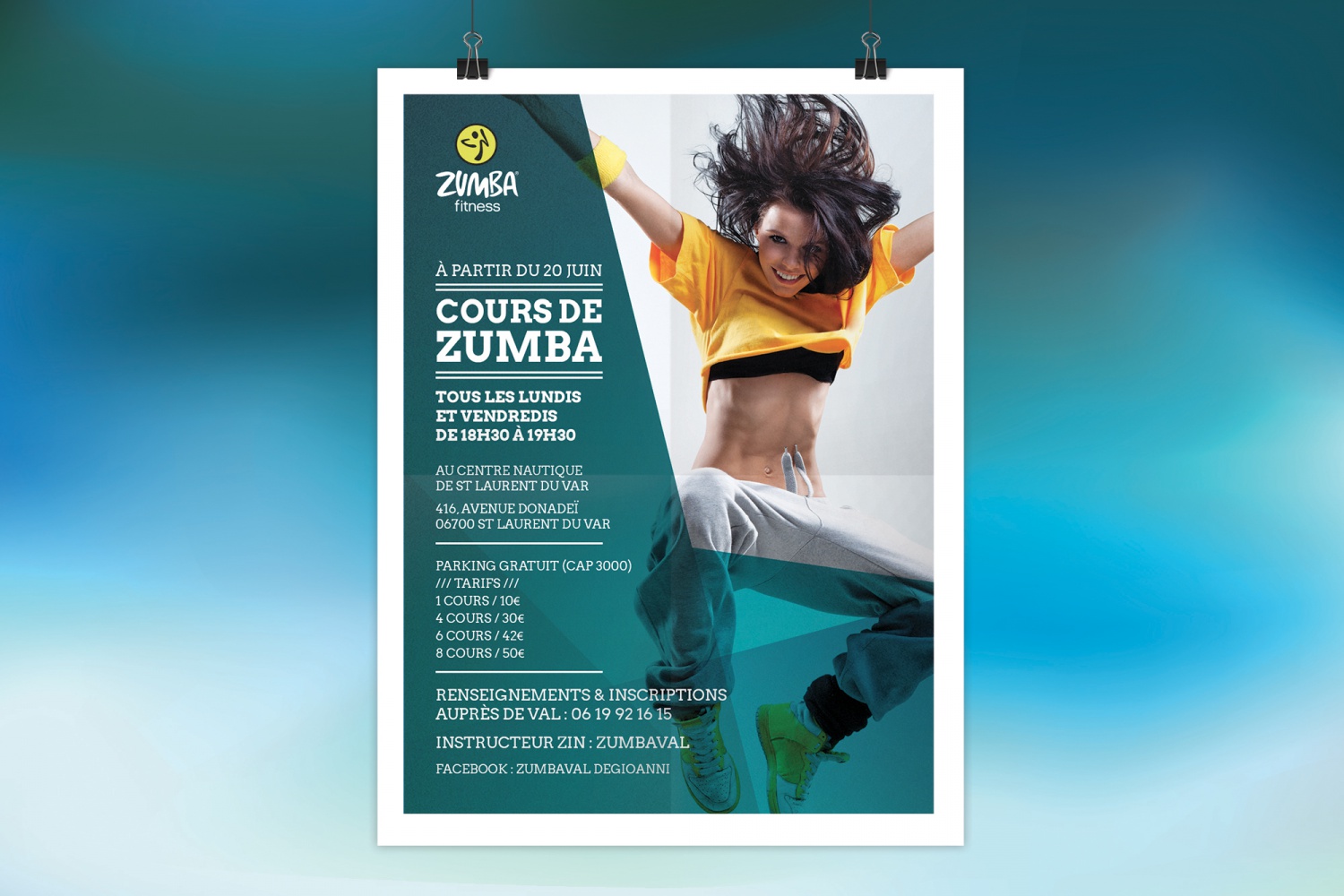 Flyer - Zumba Été 2014